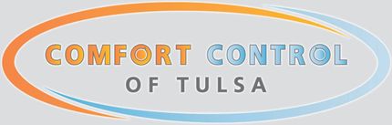 A logo for comfort control of tulsa is shown on a white background.