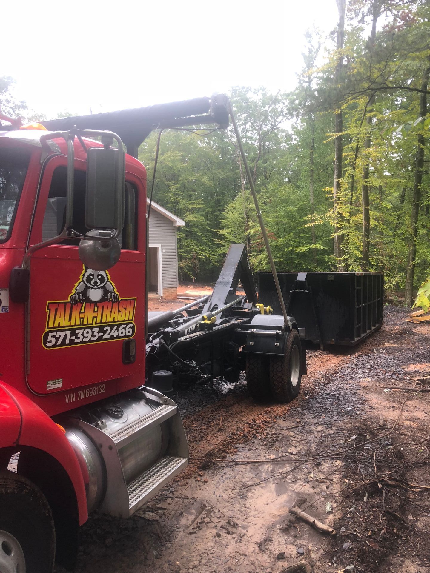 Customer review of dumpster rental service near Catlett Elementary School