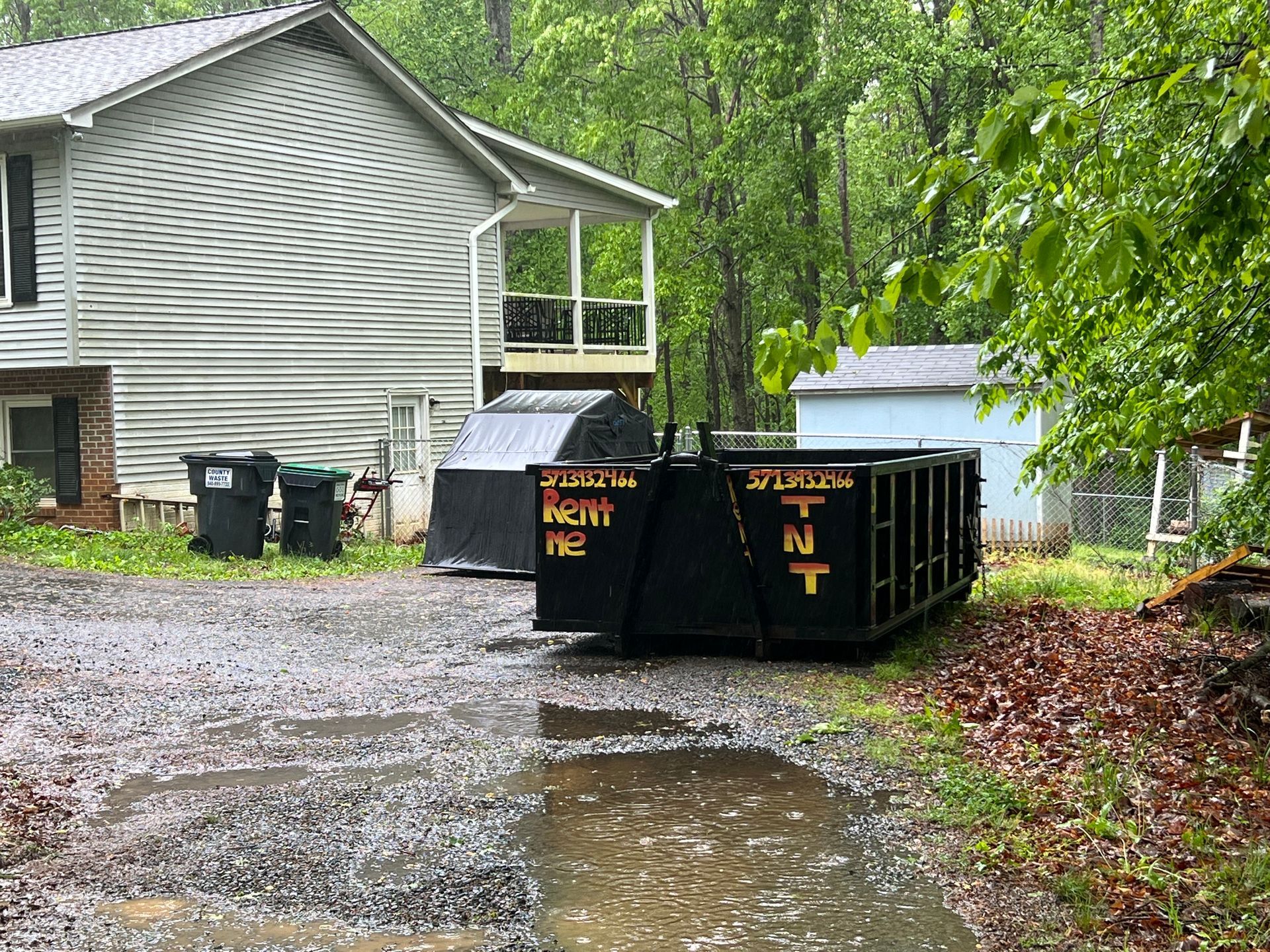 Questions and answers about dumpster rental services provided by Talk-N-Trash