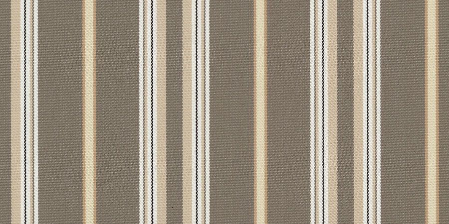 A close up of a brown and white striped fabric.