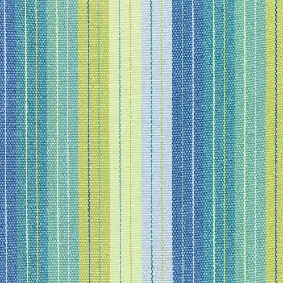 CLOSE-UP OF SUNBRELLA FABRIC CUSHION COLOR 5608 - SEVILLE SEASIDE