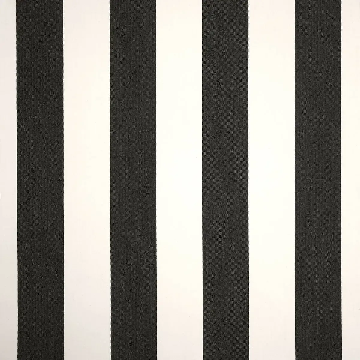 A close up of a black and white striped fabric on a white background.