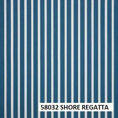 FABRIC CLOSE-UP OF SUNBRELLA CUSHION COLOR 58032 - Shore Regatta