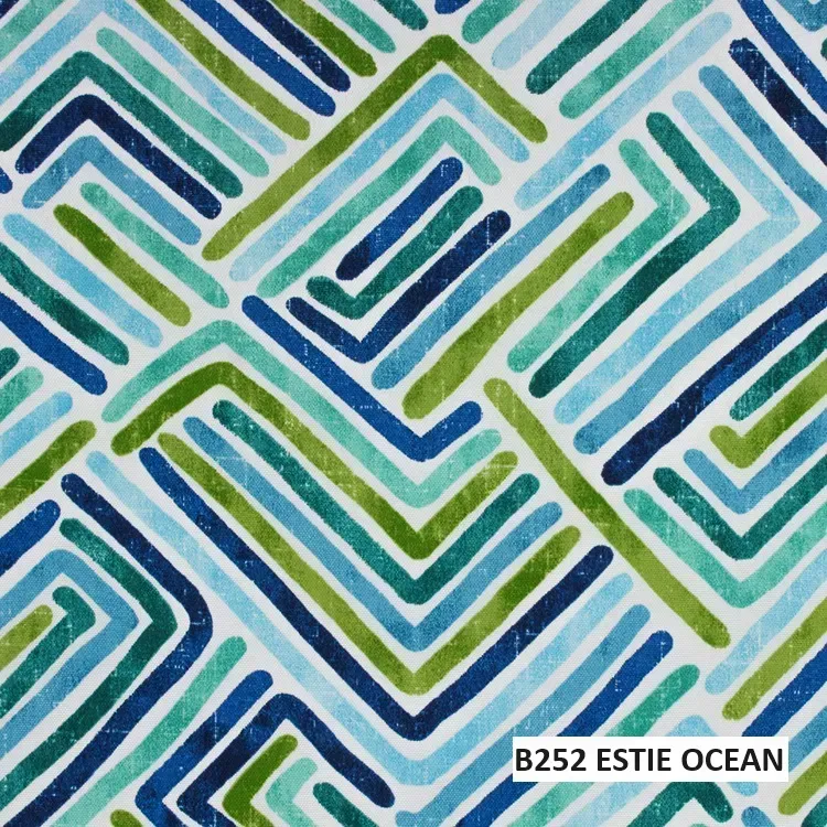 Polyester: B252 - Estie Ocean fabric close-up