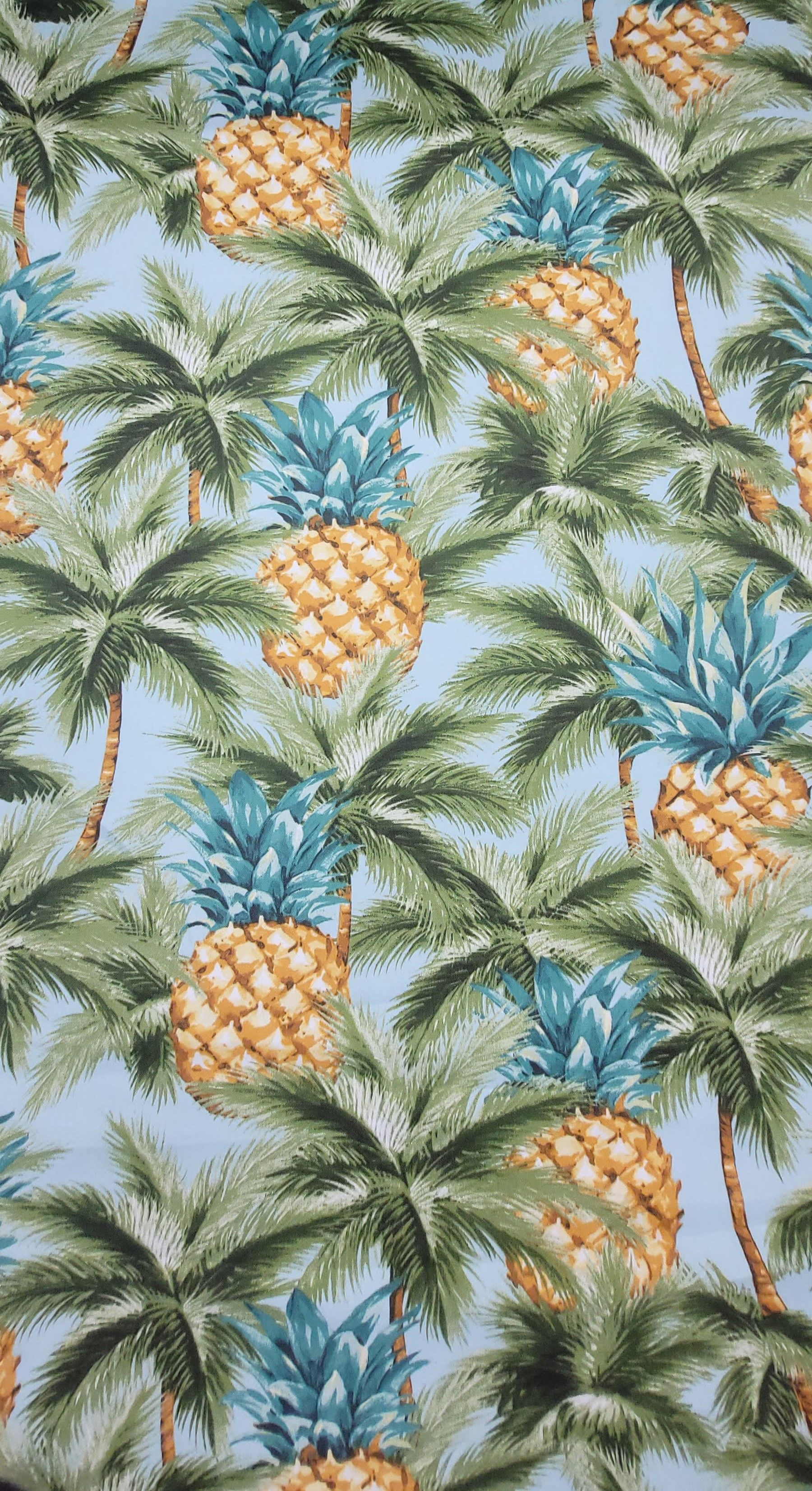 Fabric Close-Up of cushion color R501 - Luau Palmetto