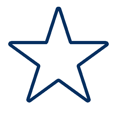 Clock showing the time is 1:00. Blue outline.