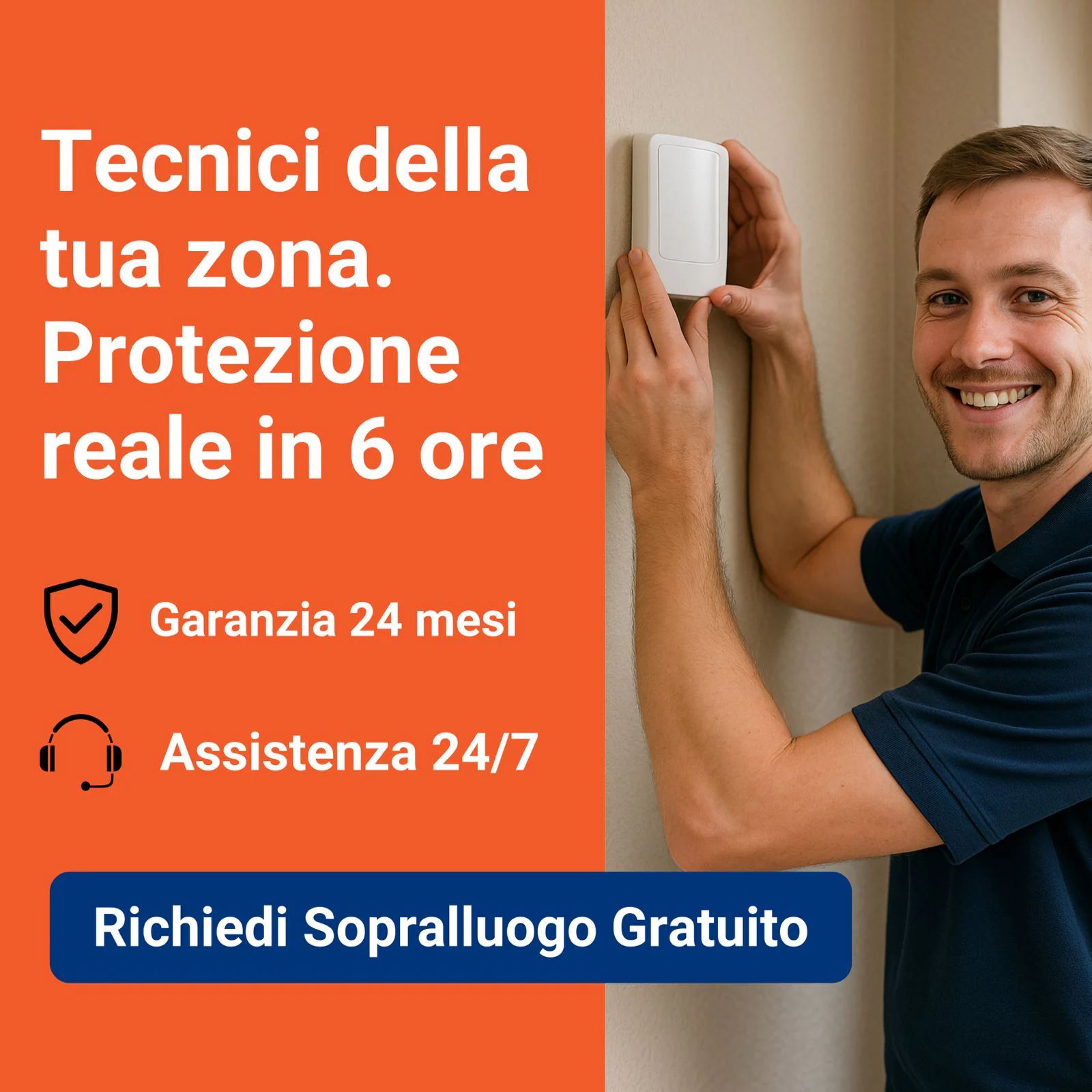 Assistenza sistemi allarme