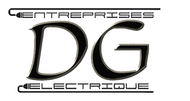 Un logo noir et blanc pour les entreprises dg electrice