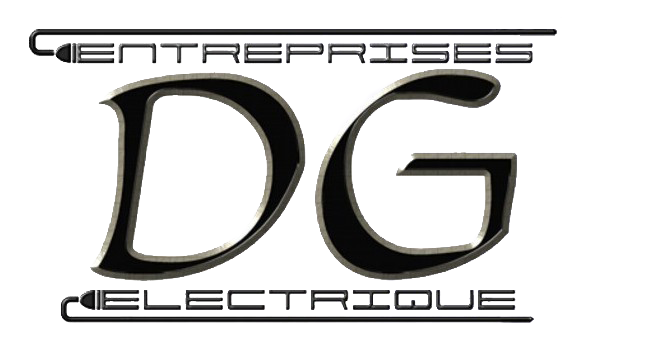 Un logo noir et blanc pour les entreprises dg electrice