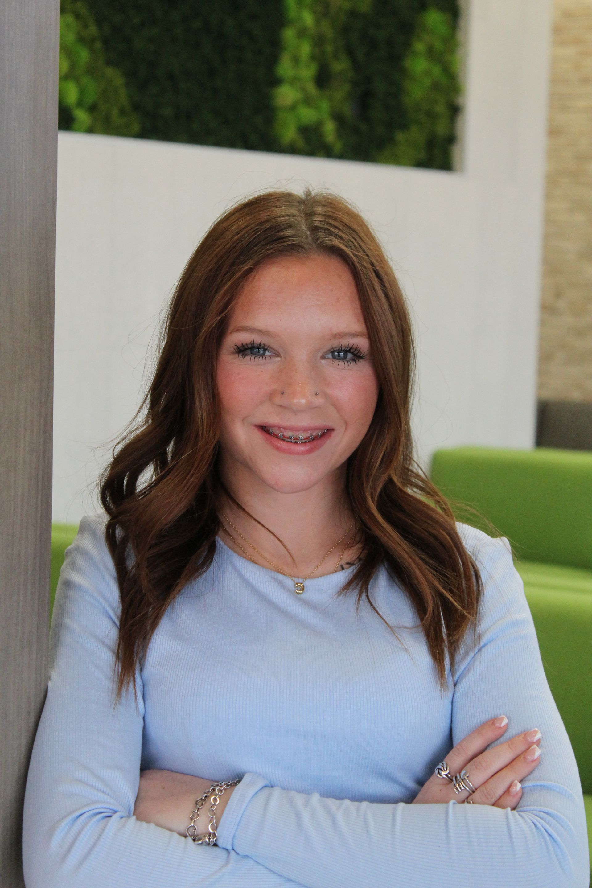picture of girl smiling with braces