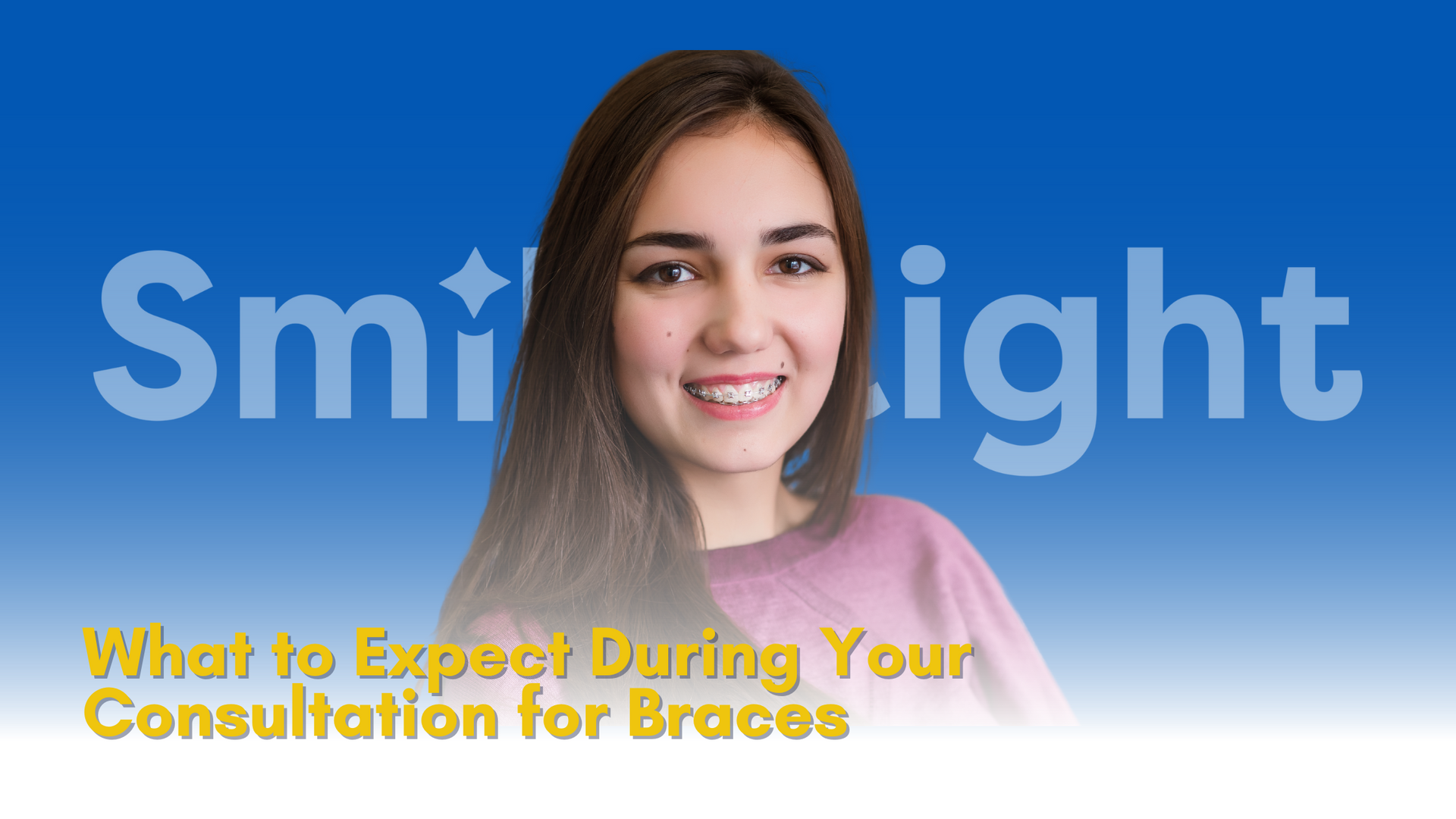 girl smiling with braces