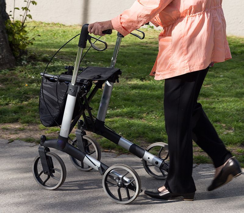 Person Using Rollator