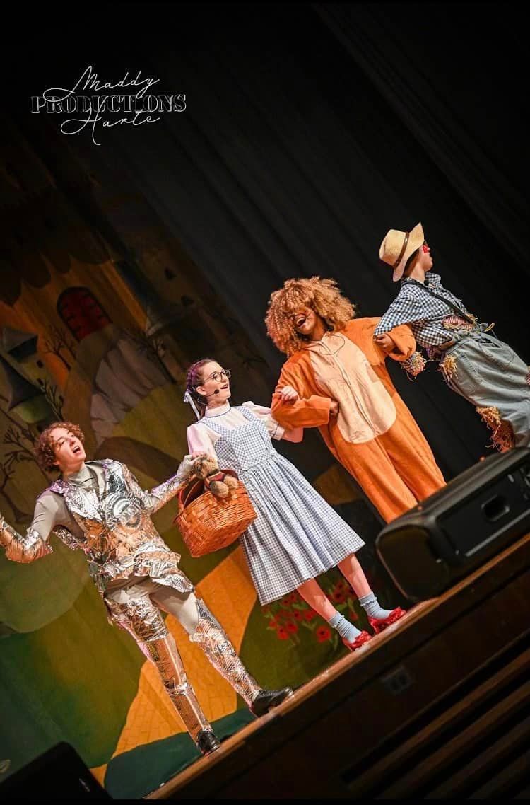 Happy Performers On Stage