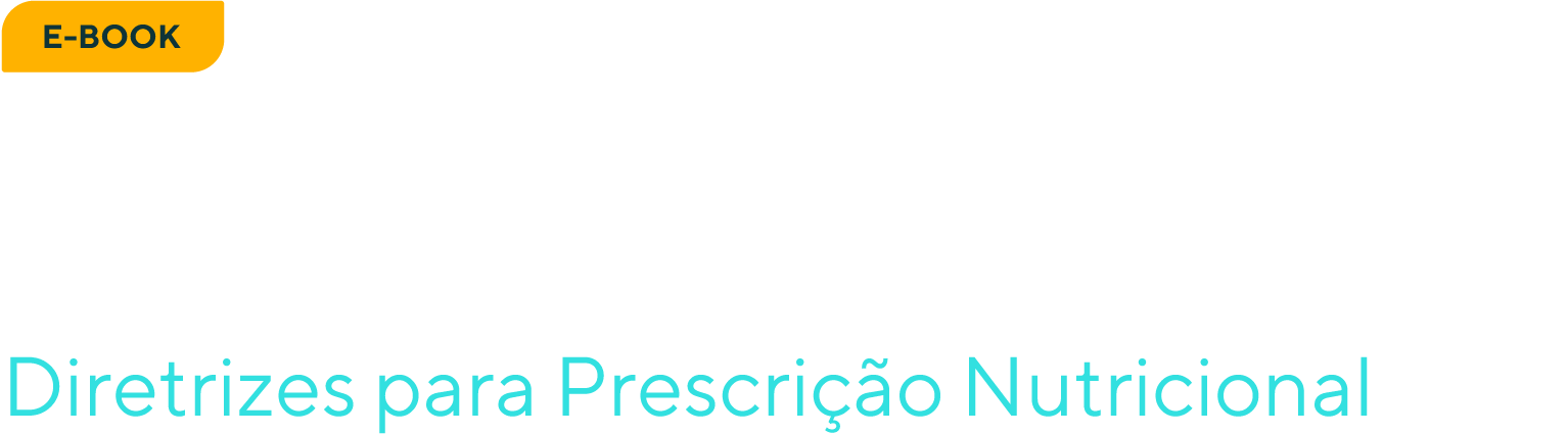 An e-book titled diretrizes para prescrição nutricional