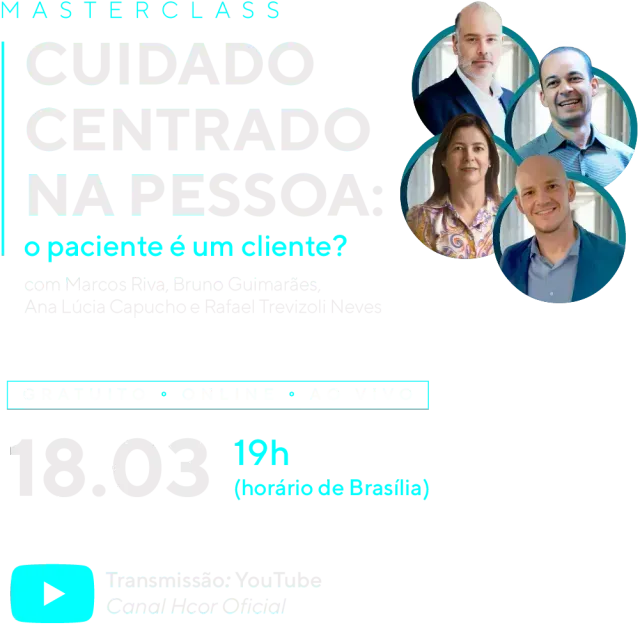 Um fundo branco com palavras e imagens de palestrantes.