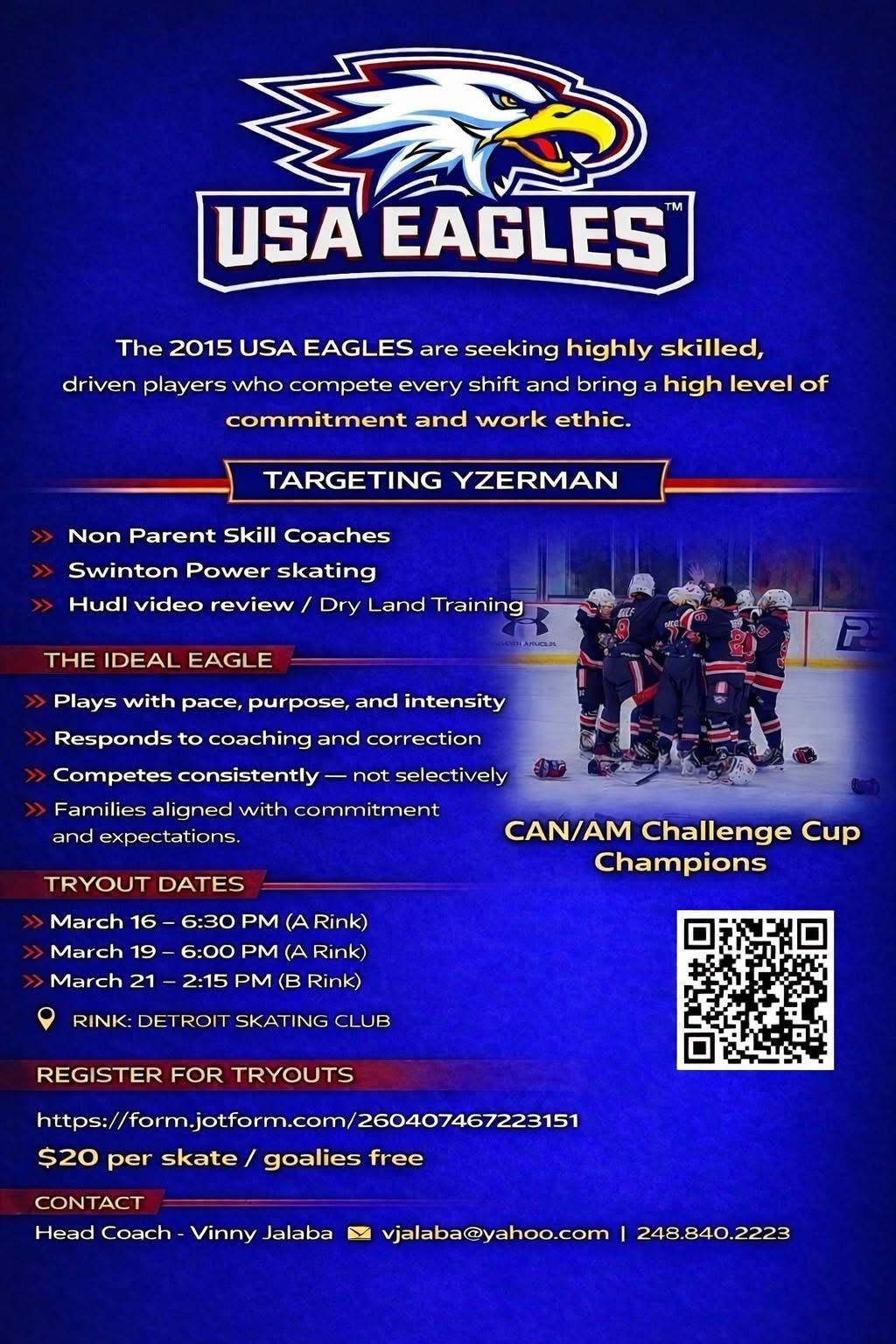2015 USA Eagles 11U A