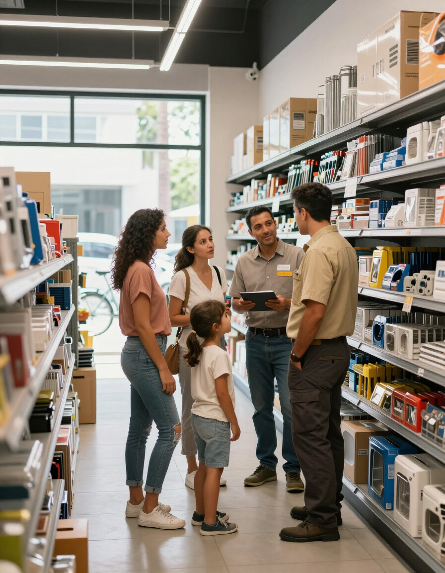 Clientes comprando en Canc&uacute;n