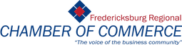 The logo for the fredericksburg regional chamber of commerce