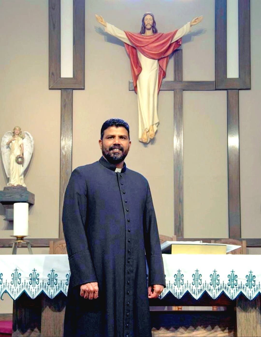 man in pastor robe