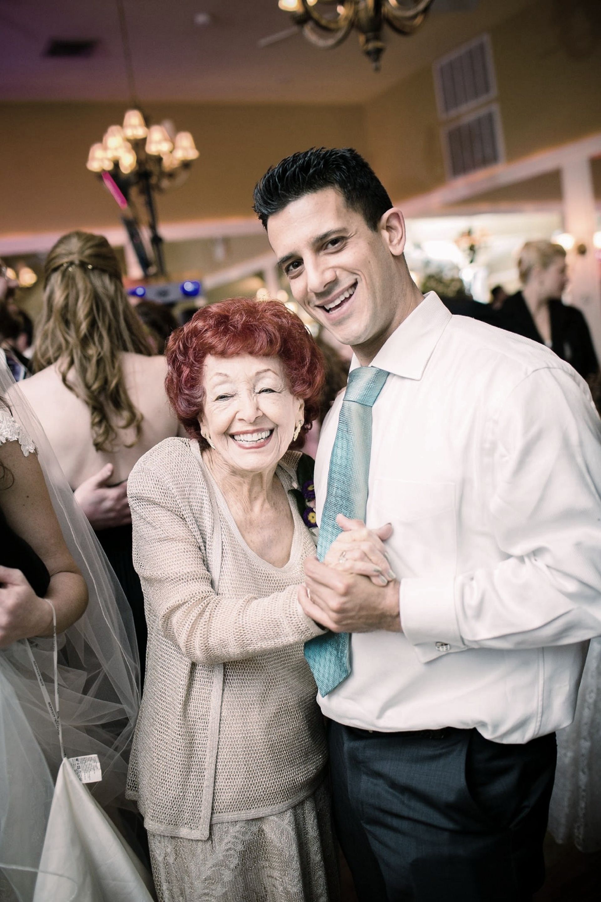 MAN DANCING WITH GRANDMA