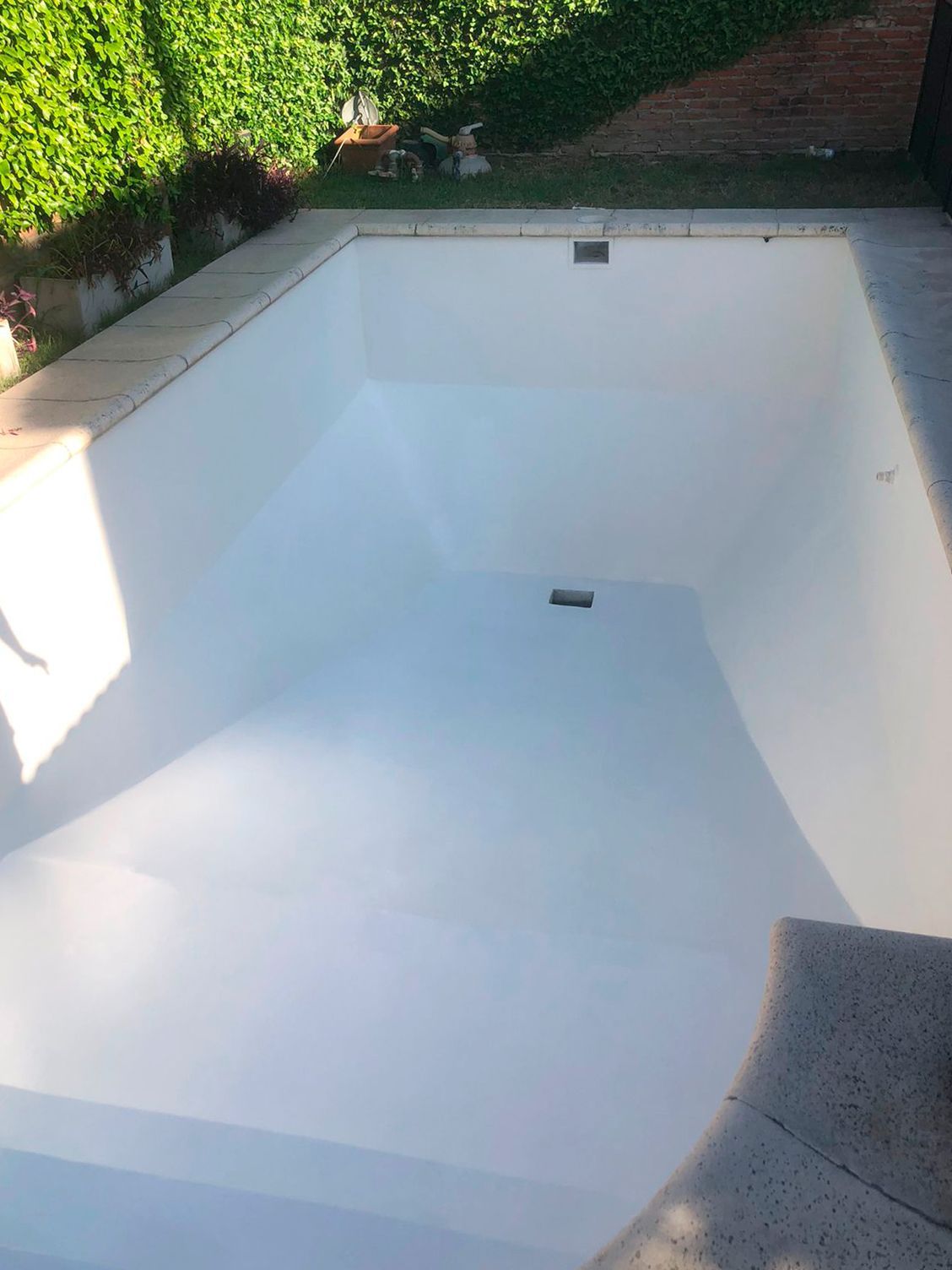 Pileta terminada