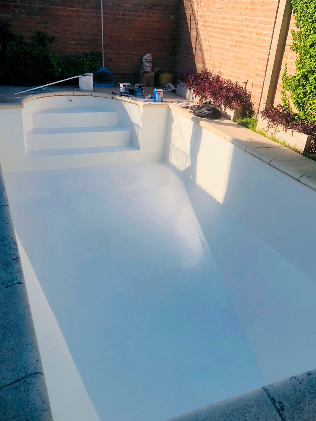 Pileta terminada