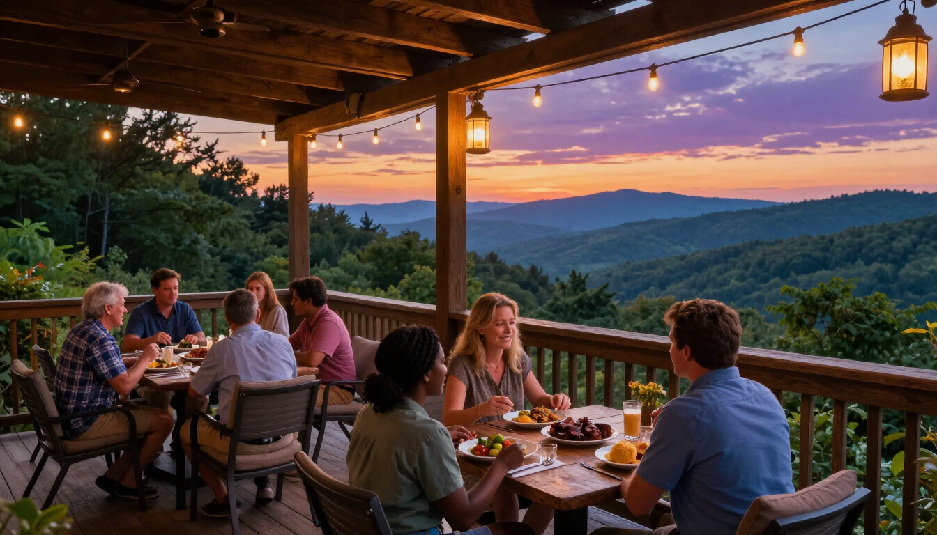 Mountain restaurant dining in the High Country