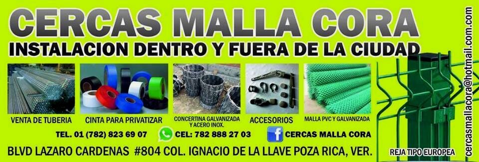 CERCAS MALLA CORA - INSTALACIÓN DENTRO Y FUERA DE LA CIUDAD