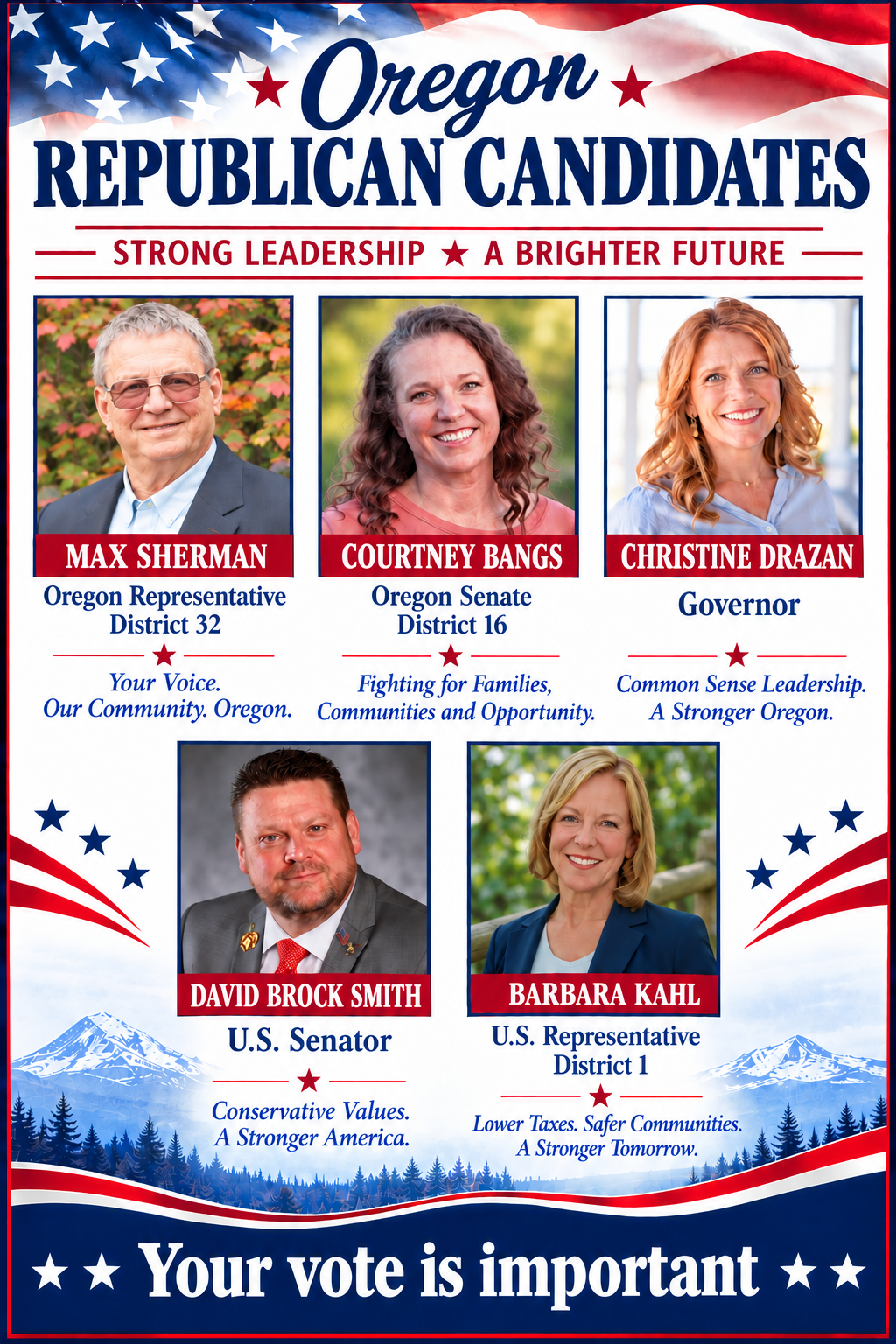 Tillamook County Republican Central Committee Gallery Page Banner