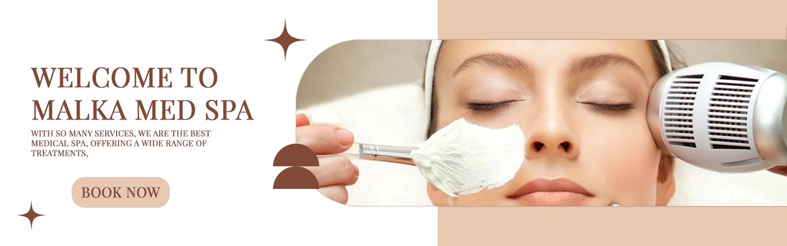 a woman is getting a facial treatment at a spa .