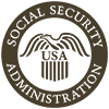 The logo for the social security administration of the united states of america.