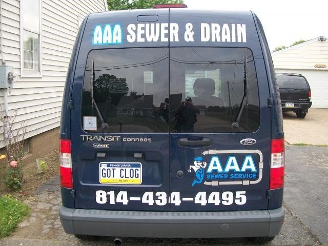 Black Vehicle on Service — Erie, PA — AAA Sewer Service