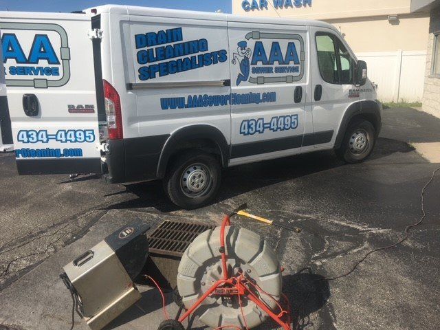 Vehicle on Service — Erie, PA — AAA Sewer Service