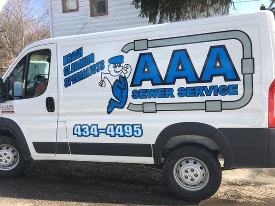 Company Vehicle — Erie, PA — AAA Sewer Service Company Vehicle — Erie, PA — AAA Sewer Service