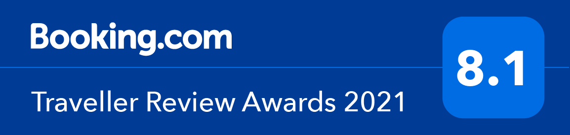 Booking.com traveller review award 2021 for the Golden North Inn