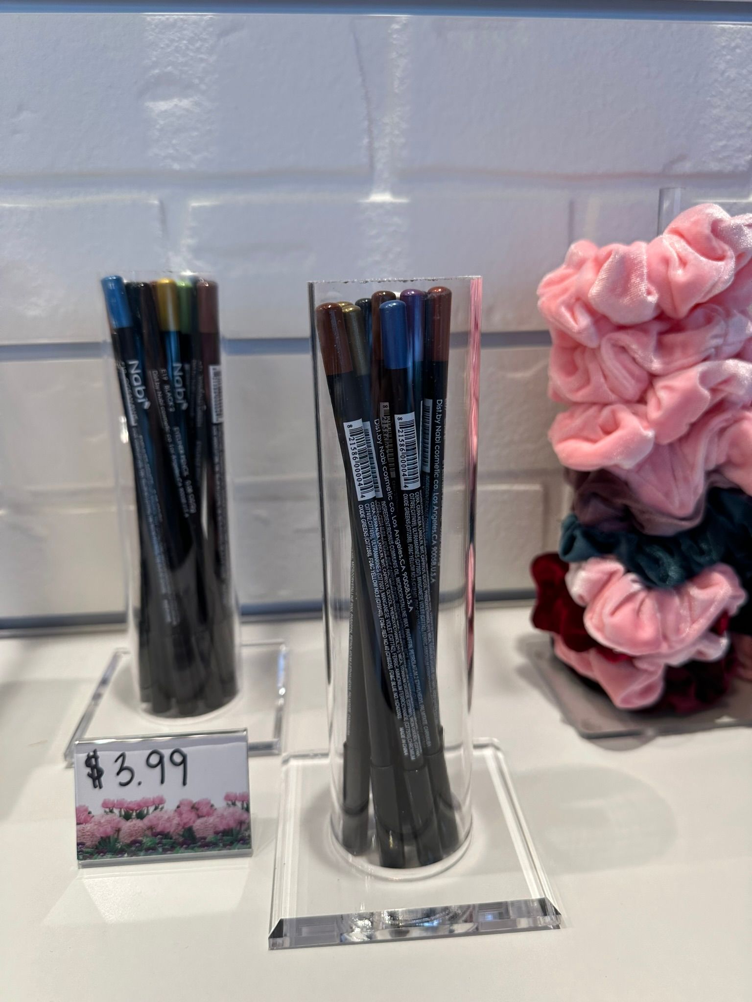 A variety of cosmetics available in-store at Elite Tanning And Spa: Eyeliners for every mood