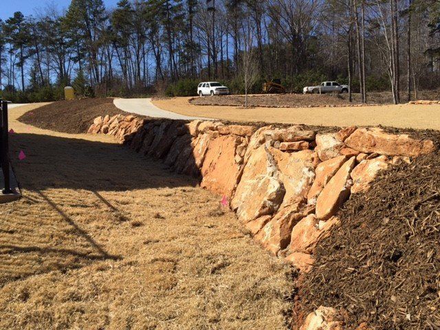 Wall for the Walkway — Seneca, SC — Sheriff Landscaping
