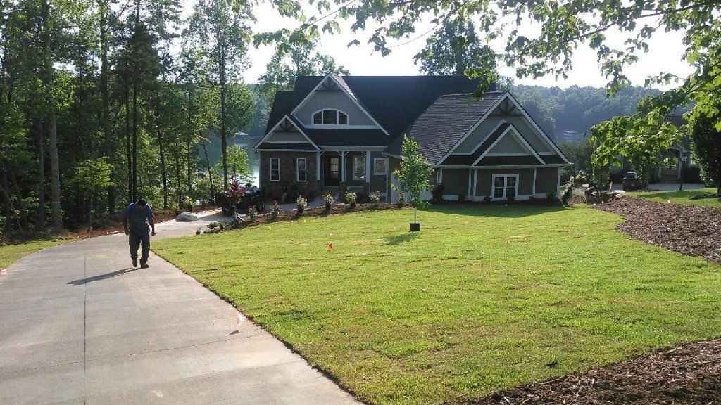 Grass Field at Front Yard — Seneca, SC — Sheriff Landscaping