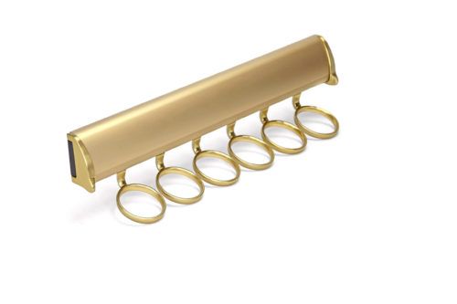 Matte Gold  scarf rack