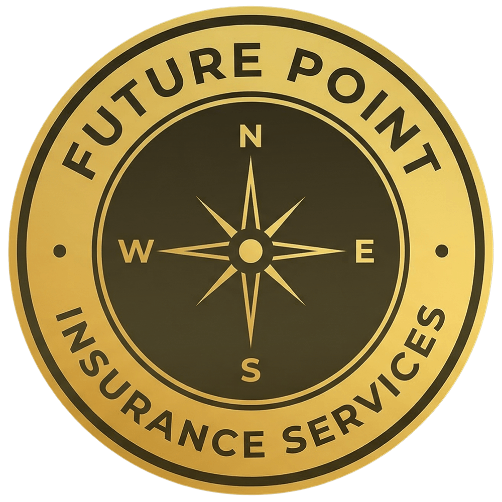 Get personalized life insurance guidance with confidence Future Point Insurance Services compass seal symbolizing trusted life insurance guidance