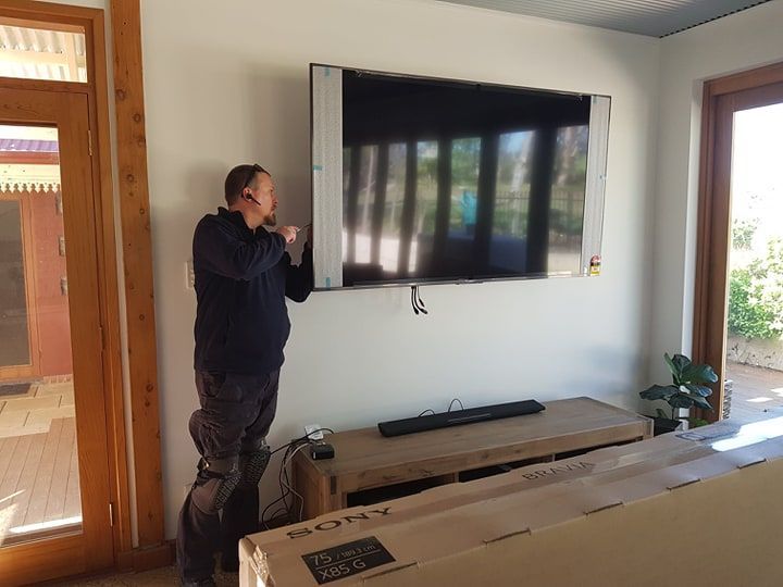 Wall mount televisions, data cabinets, flush mount NBN cabinets and more