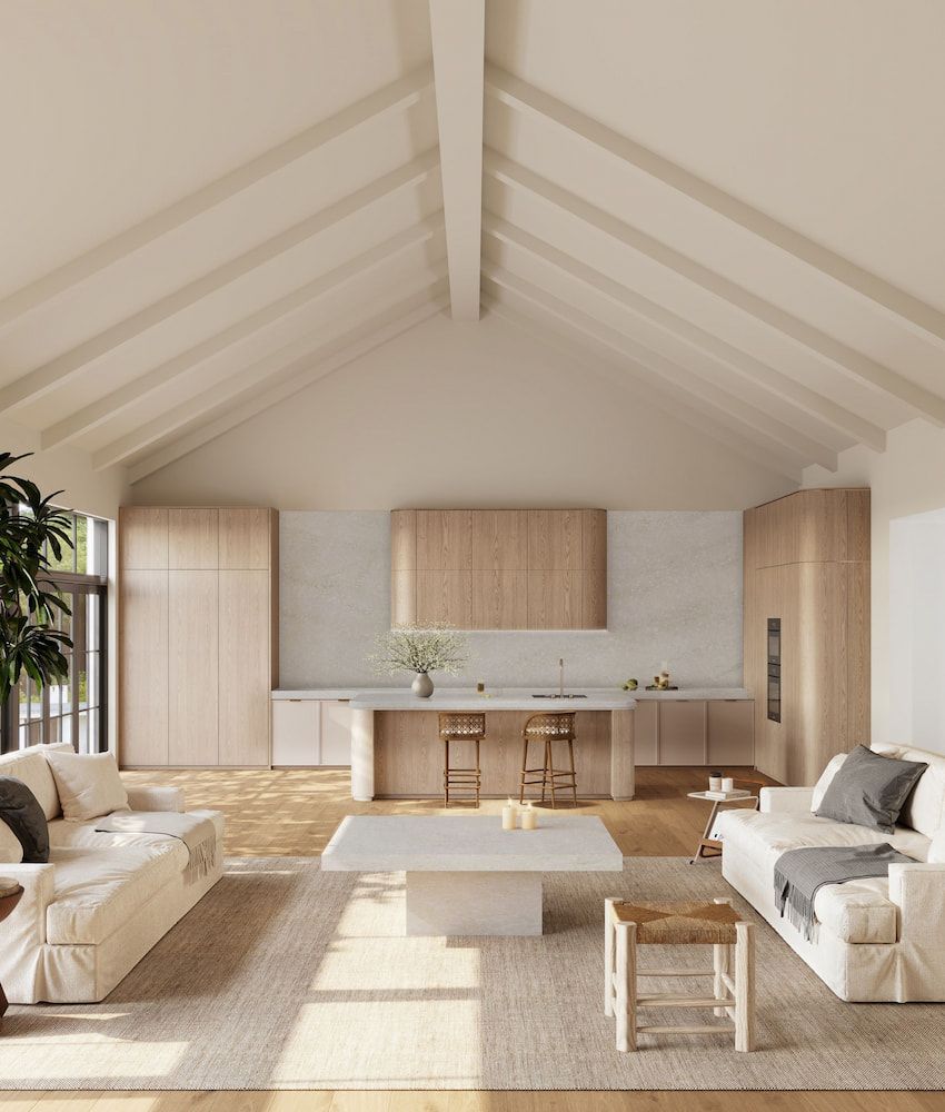 A Living Room with a Couch and a Coffee Table — Better Stone in Caloundra West, QLD