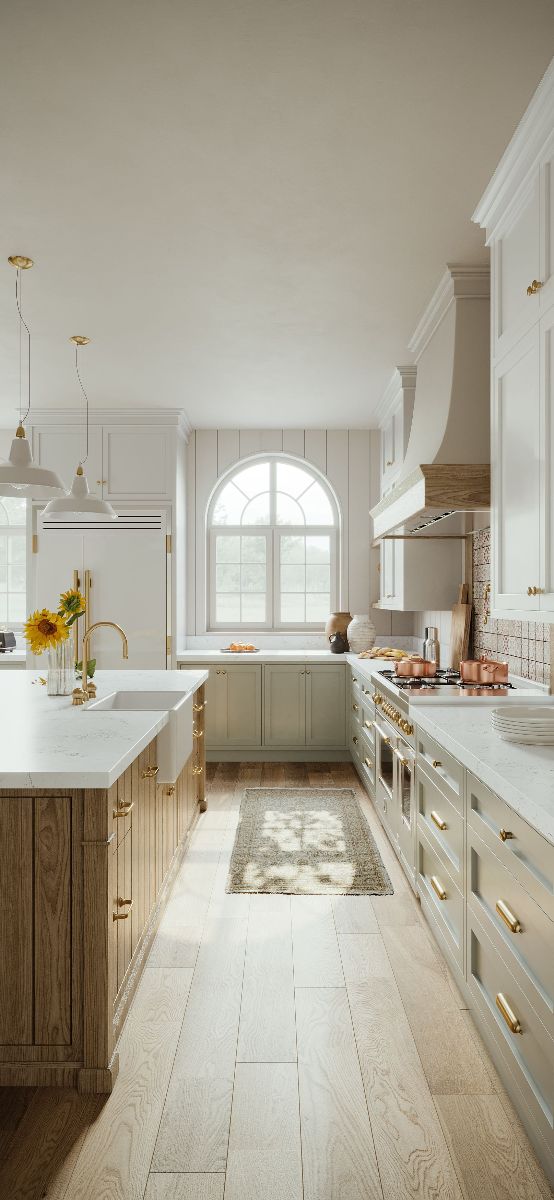 There Is a Vase of Flowers on the Counter in the Kitchen — Better Stone in Caloundra West, QLD