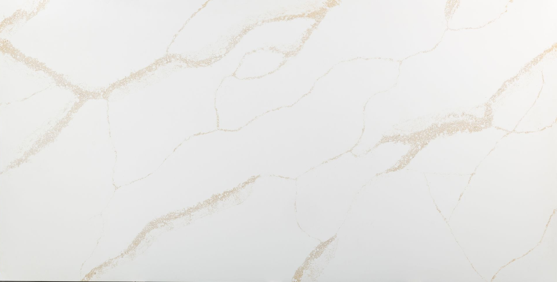 A Close Up of a White Marble Counter Top With Gold Veins — Better Stone in Caloundra West, QLD