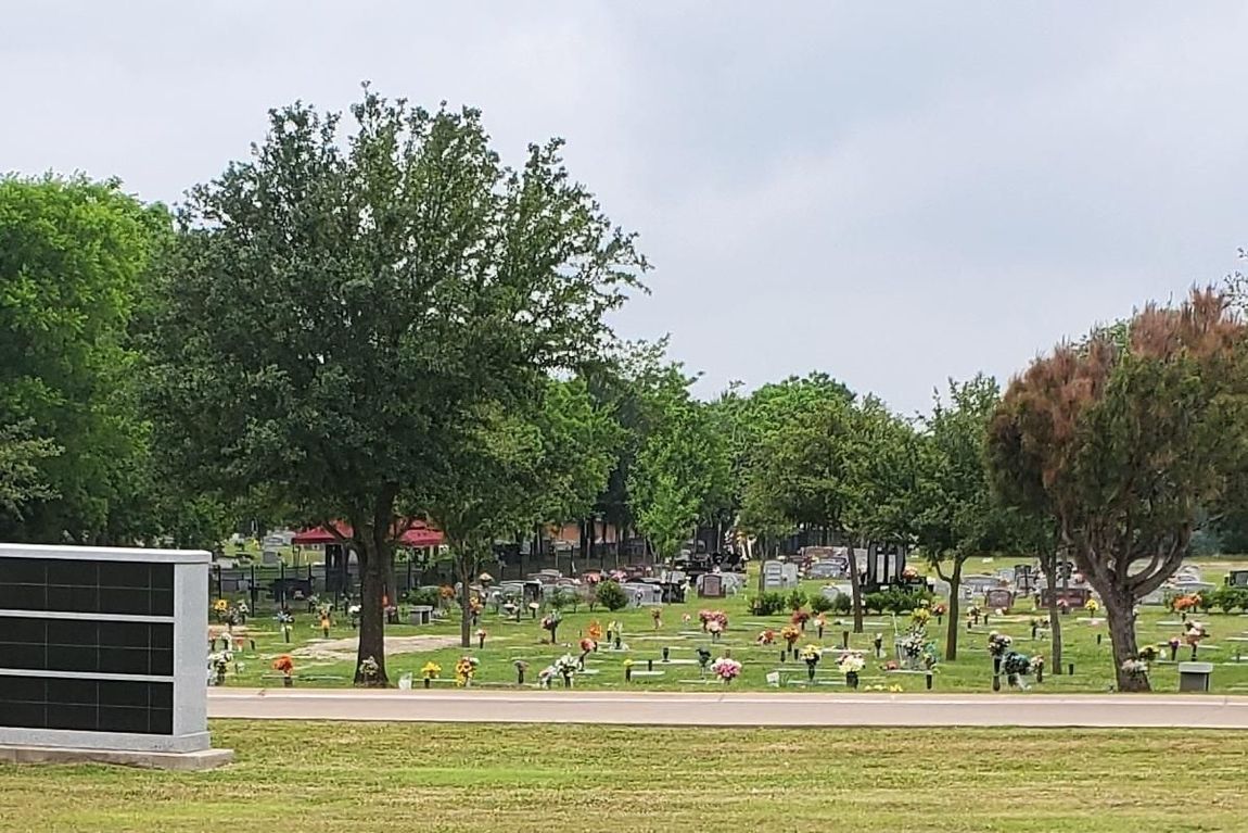 Aerial shot of New Hope Memorial Gardens