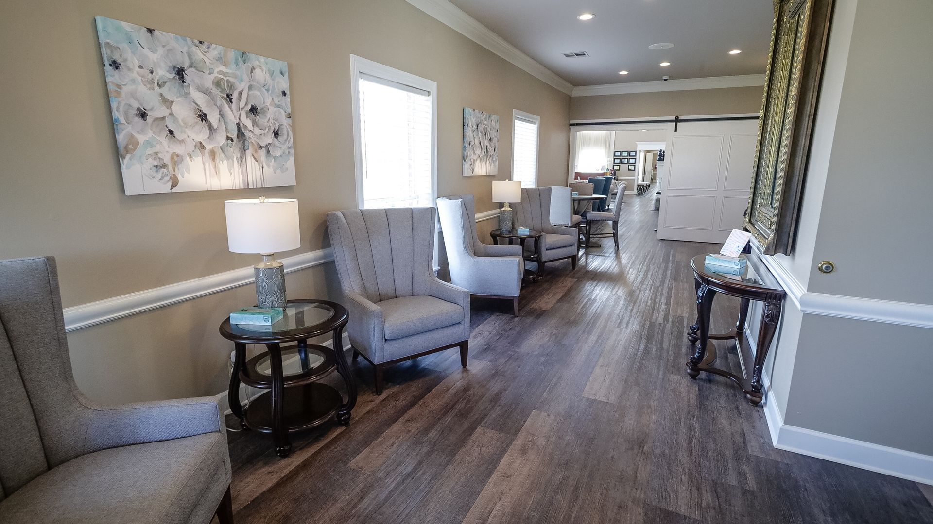 An interior photo of New Hope Funeral Home