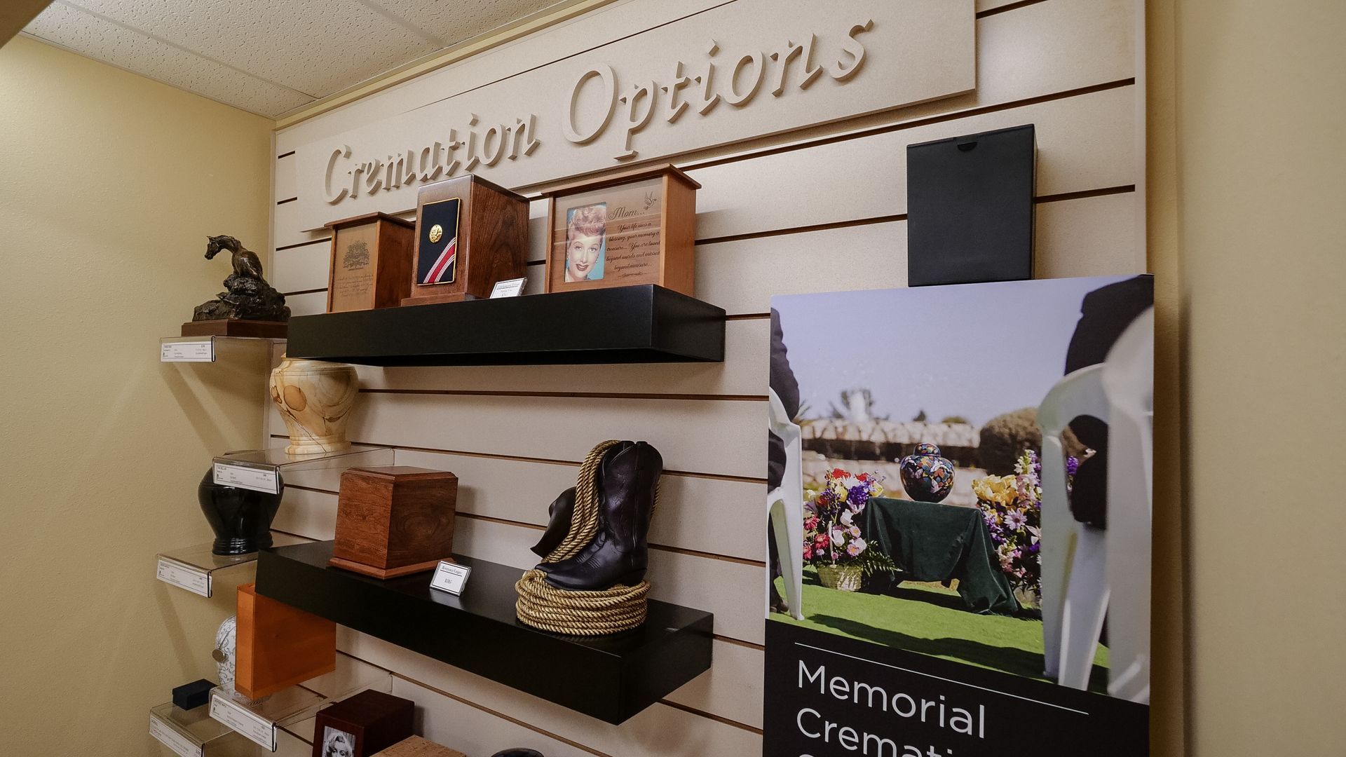 An interior photo of New Hope Funeral Home