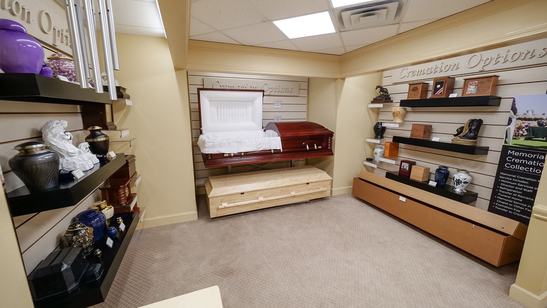An interior photo of New Hope Funeral Home