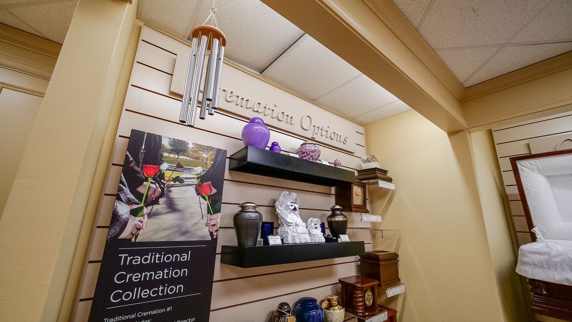 An interior photo of New Hope Funeral Home