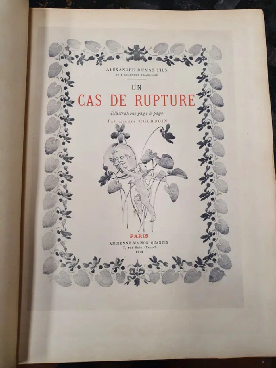 Un Cas de Rupture